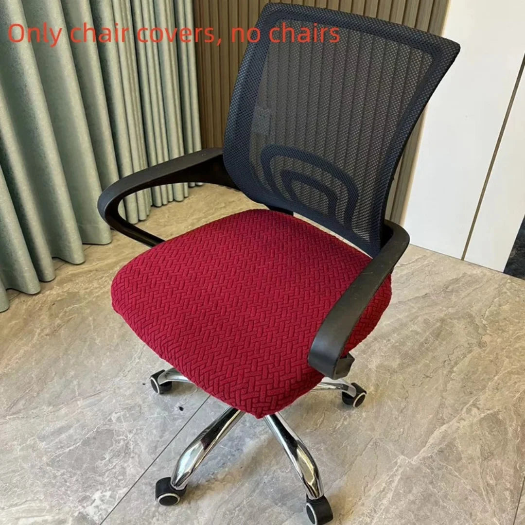 Stretch-Fit Office Chair Seat Cover