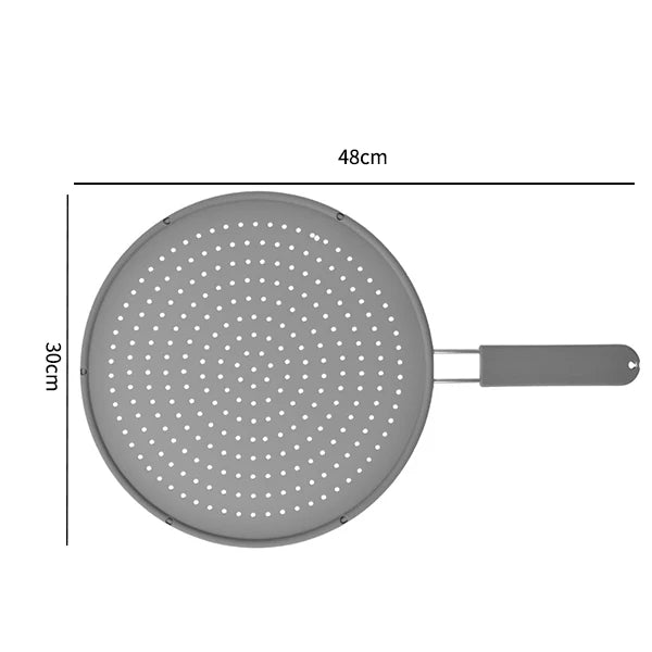 Silicone Splatter Screen with Handle