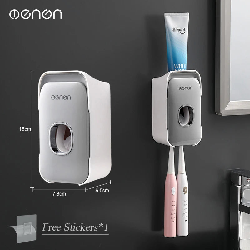 Wall-Mounted Toothpaste Dispenser