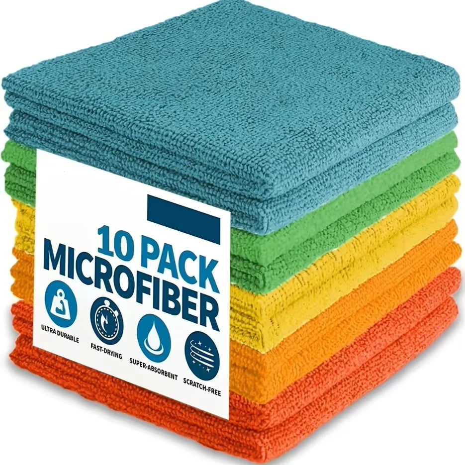 Reusable Microfiber Cleaning Cloth Set