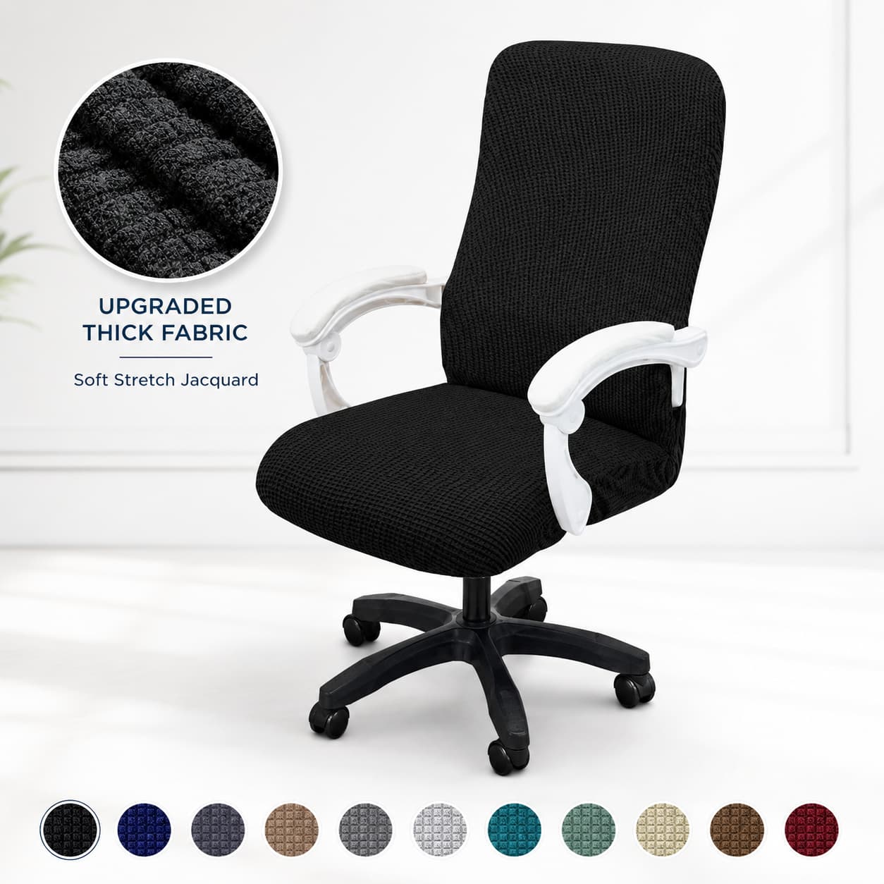 Stretch Office Chair Cover Set