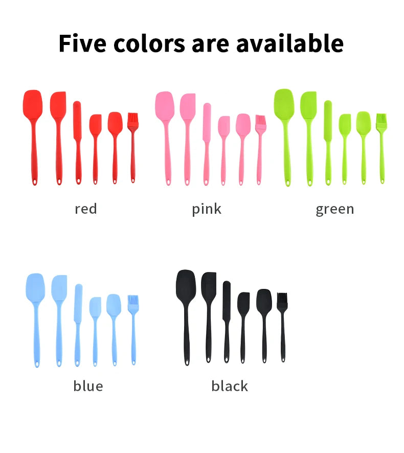 6-Piece Silicone Kitchen Utensil Set