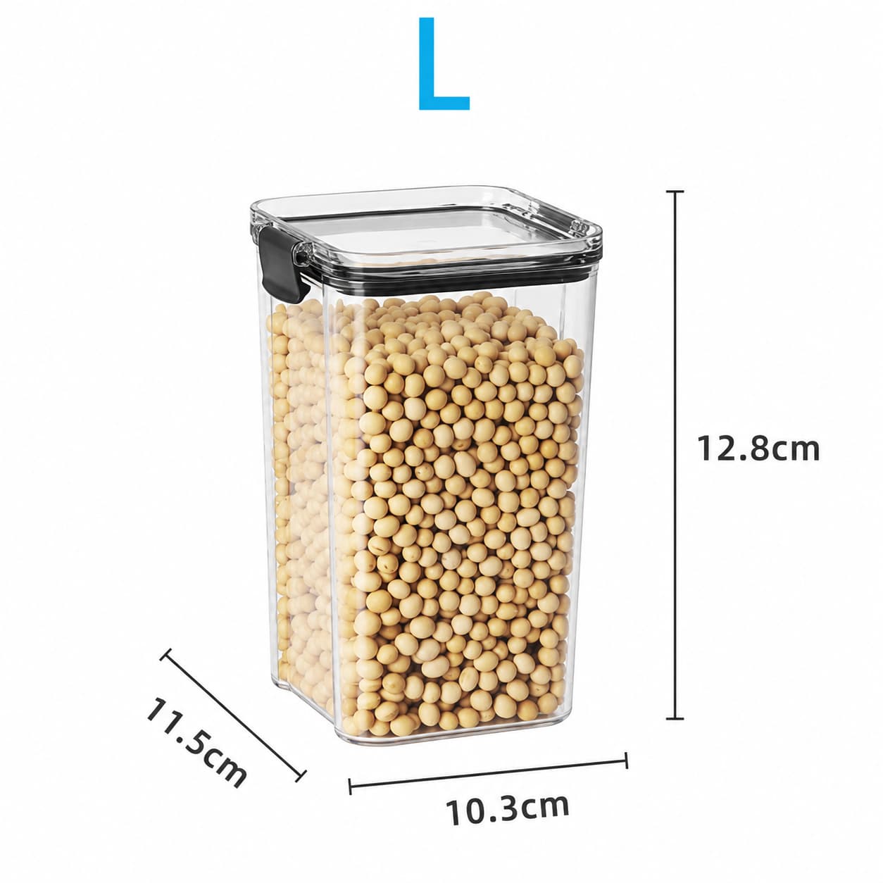 lear Pantry Storage Container with Lid