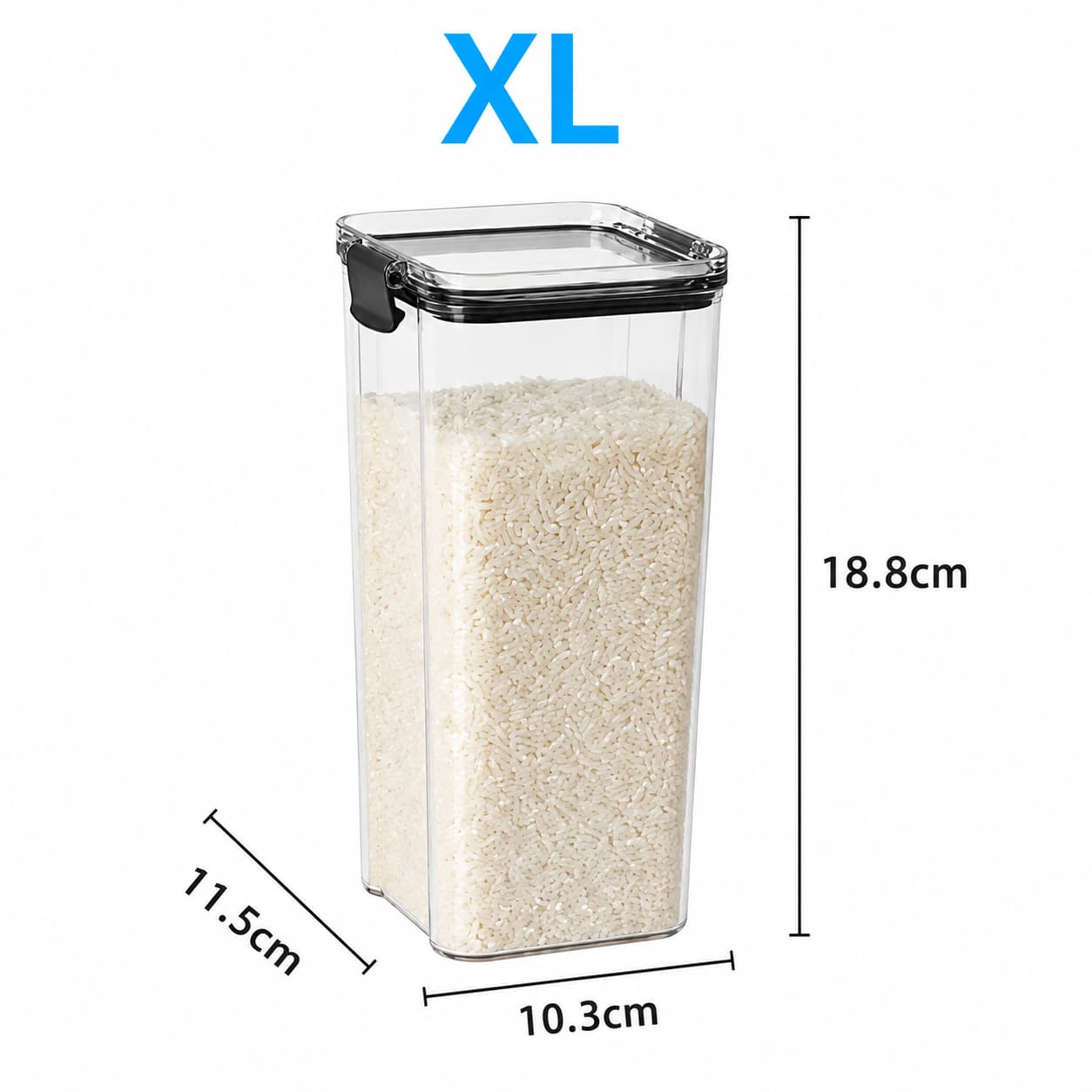lear Pantry Storage Container with Lid