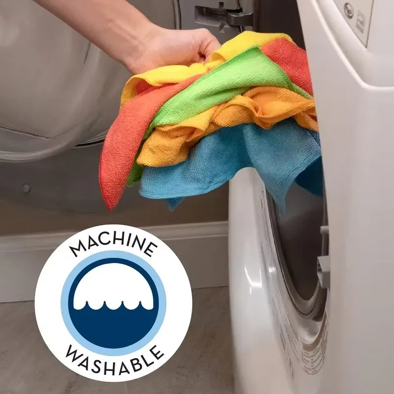 Reusable Microfiber Cleaning Cloth Set