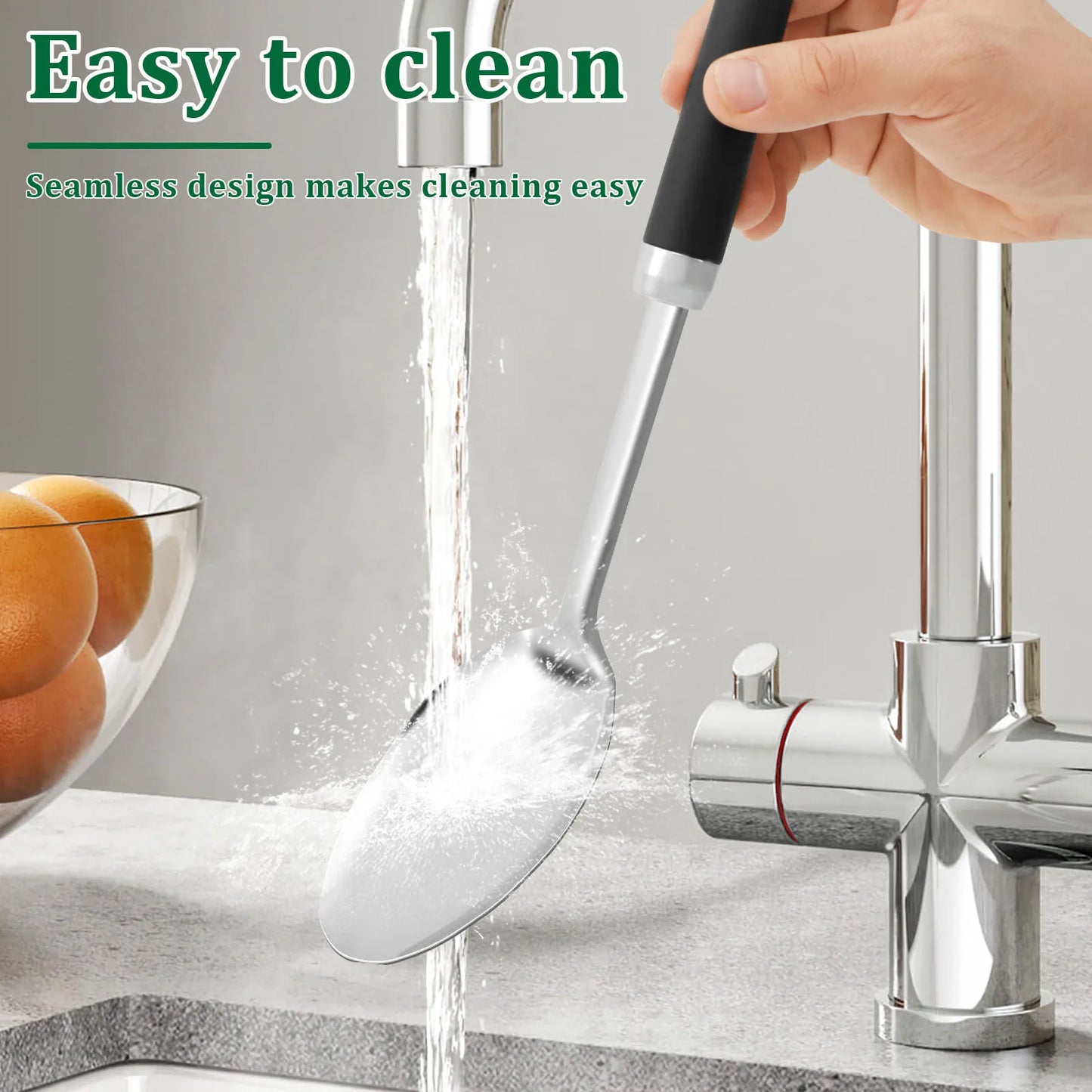 Stainless Steel Serving Spoon Set