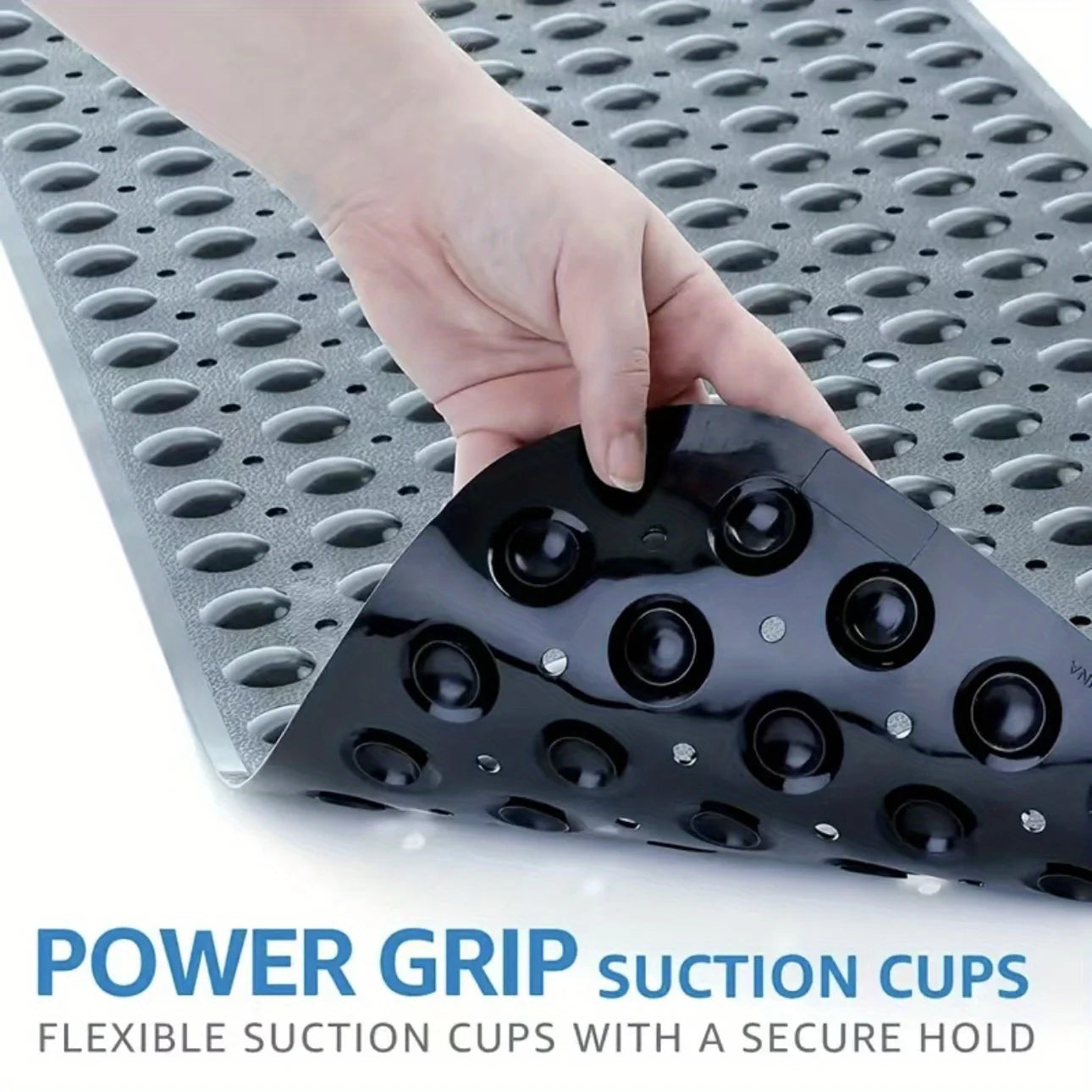 Non-Slip Bathtub Mat with Drain Holes