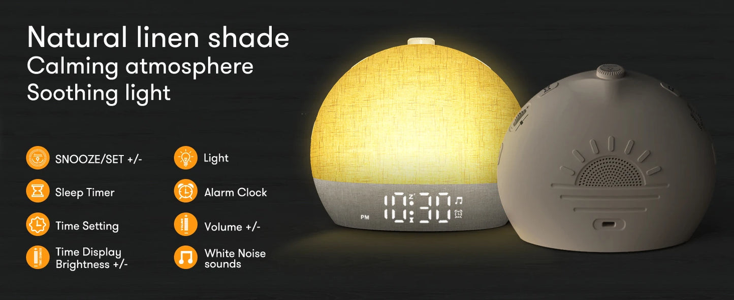 Sunrise Wake-Up Light & Sound Machine
