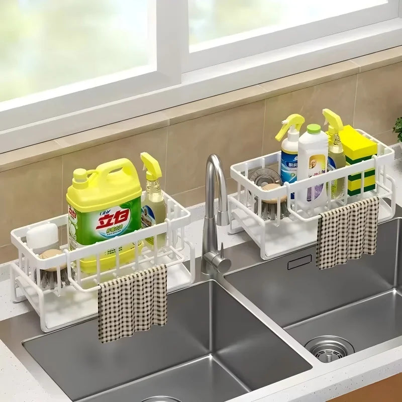 Tap-Mounted Sink Organizer Shelf