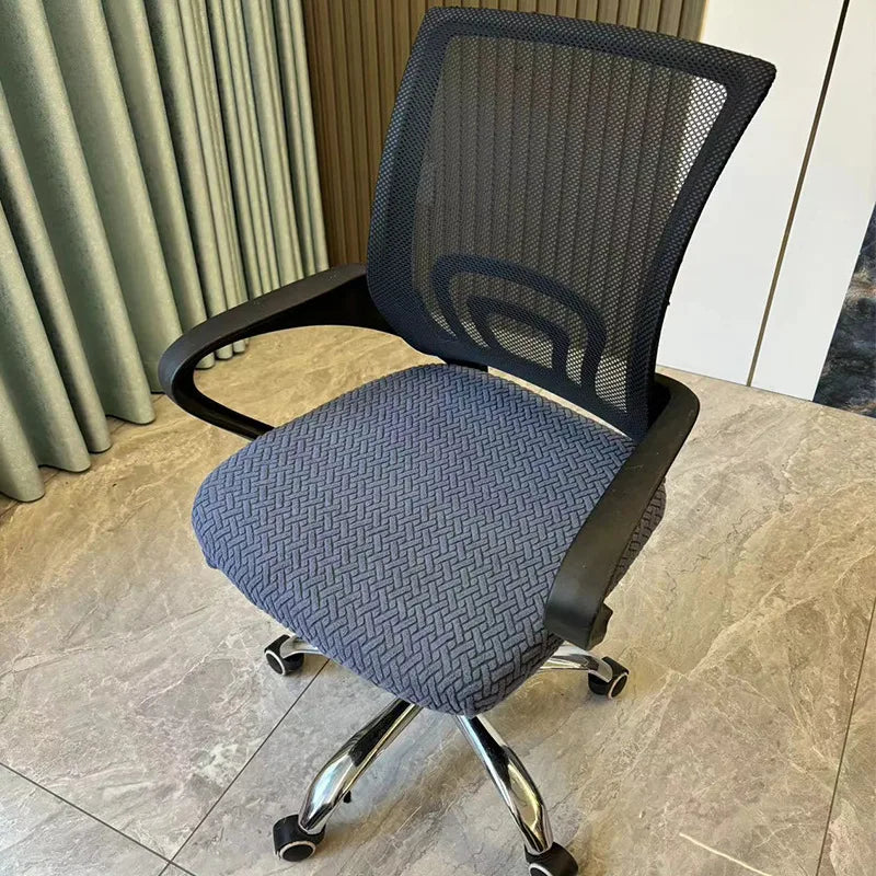 Stretch-Fit Office Chair Seat Cover