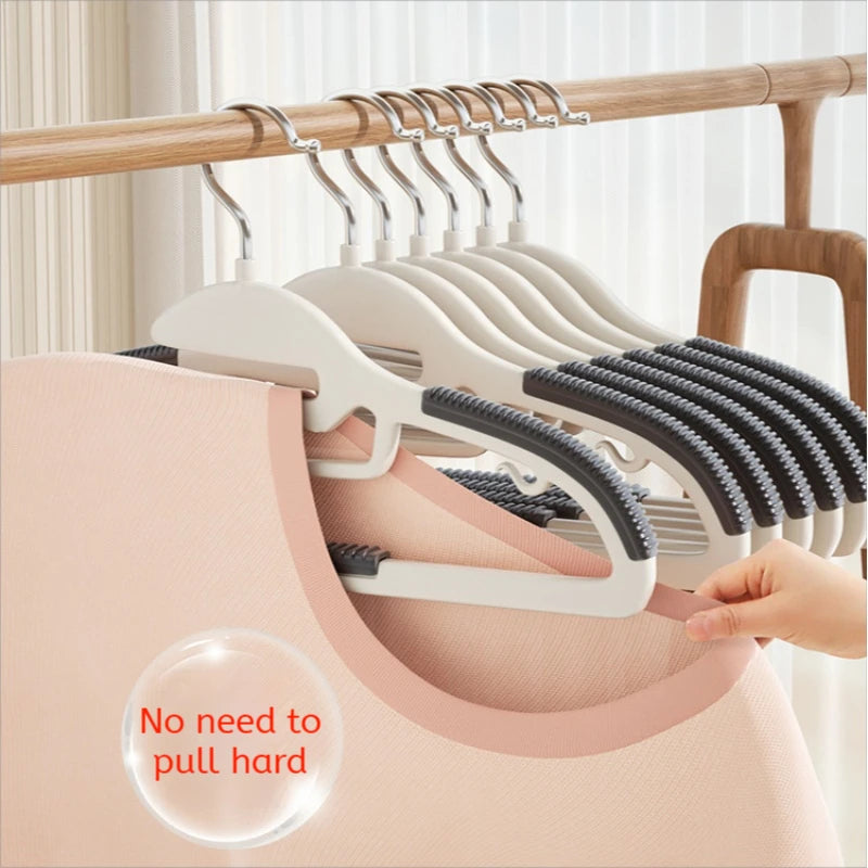 10-Pack Non-Slip Space-Saving Clothes Hangers