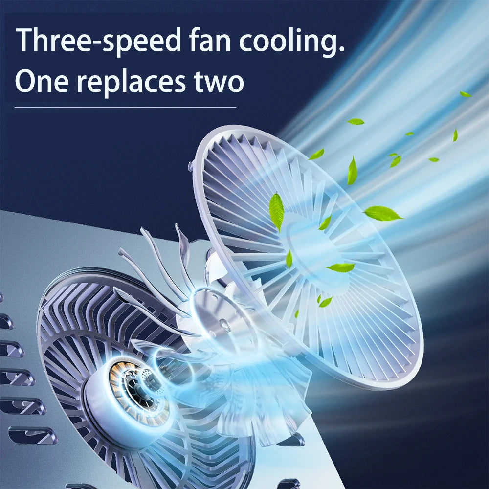 Adjustable Aluminum Laptop Stand with Cooling Fan
