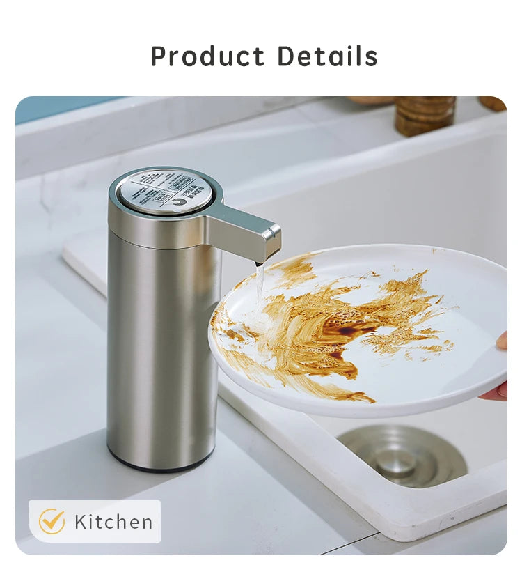 270 mL Stainless Steel Automatic Soap Dispenser