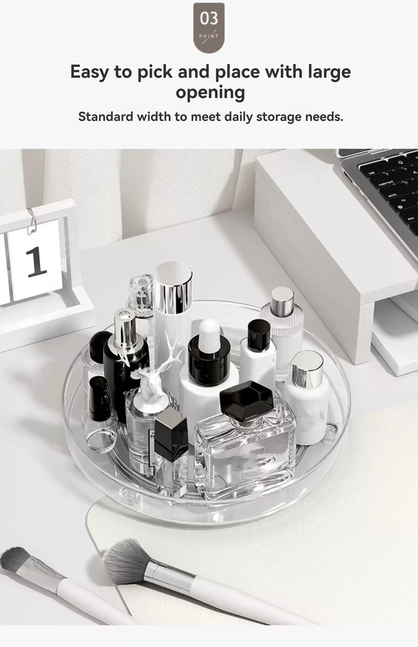 Rotating Tiered Kitchen Storage Rack