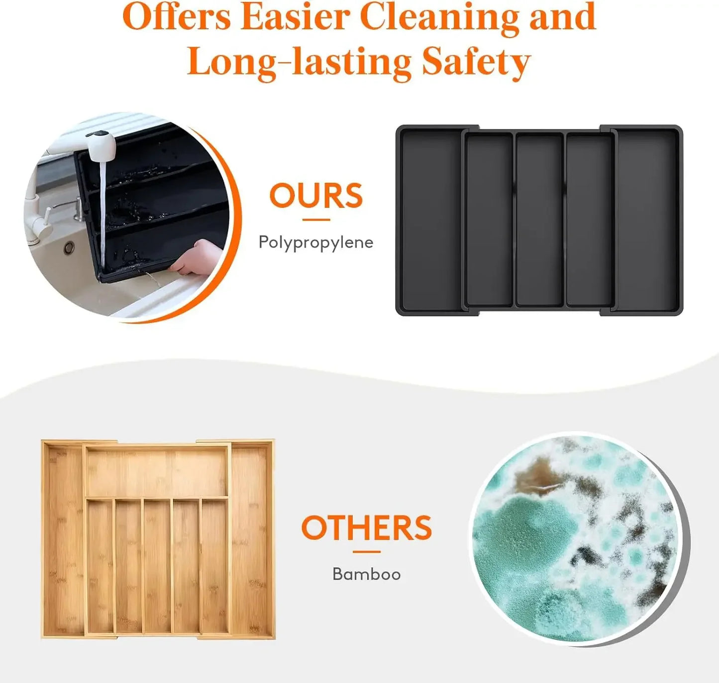 Expandable Silverware Drawer Organizer