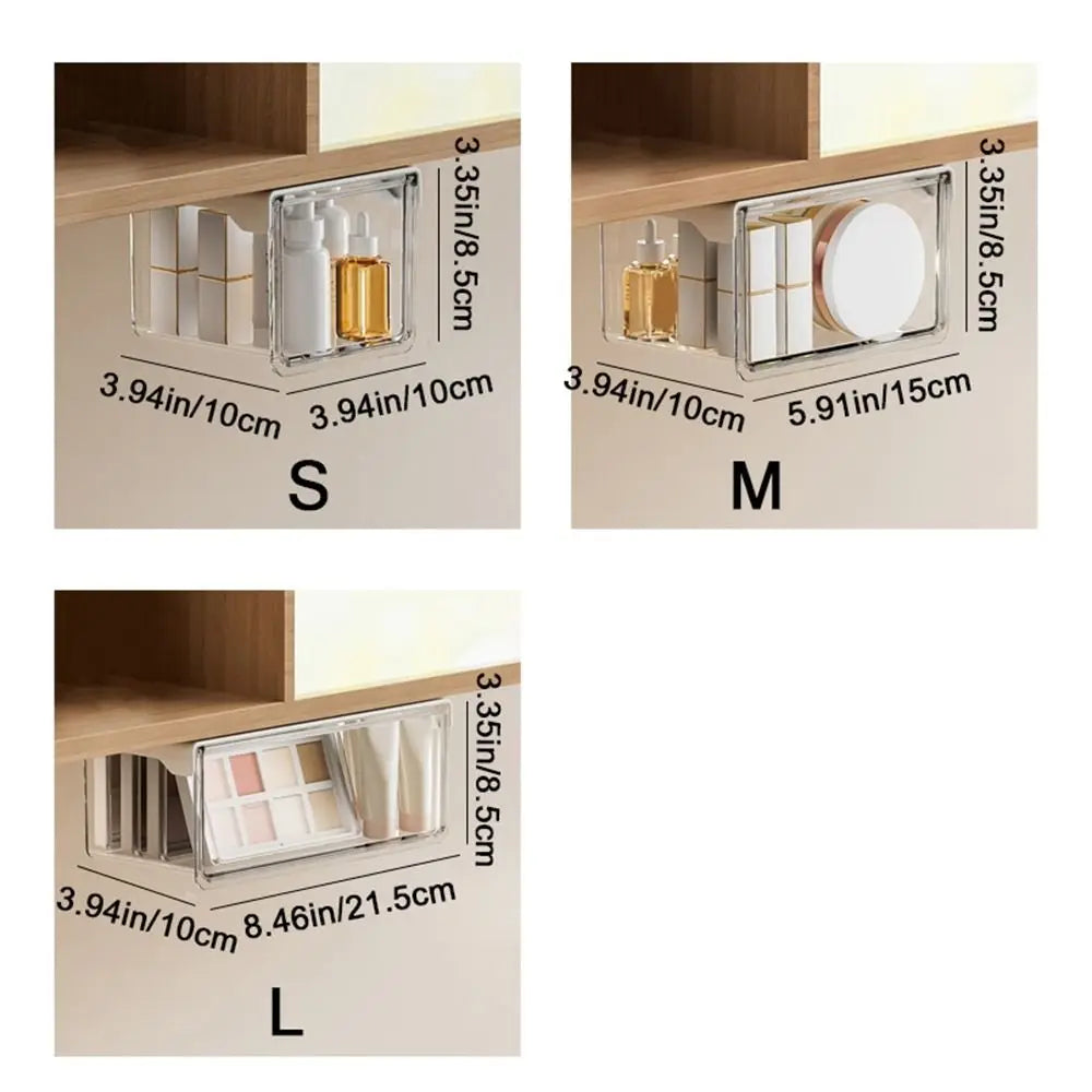 Self-Adhesive Under-Shelf Drawer Organizer