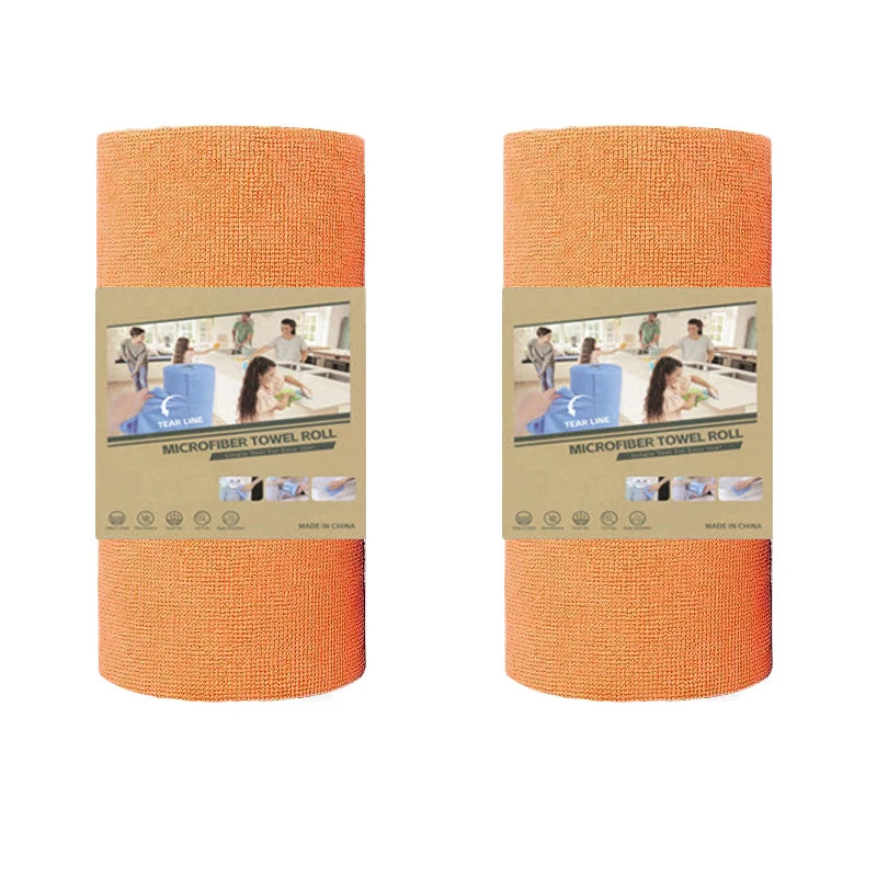 Reusable Tear-Off Cleaning Cloth Roll