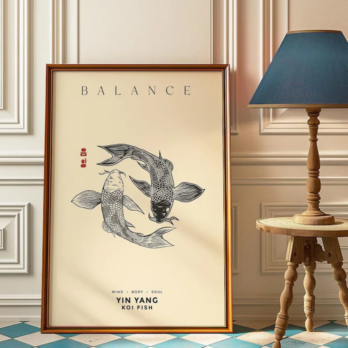 Japanese Koi Canvas Wall Art
