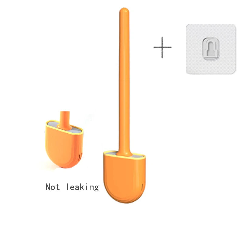 Long-Handle Wall-Mounted Toilet Brush