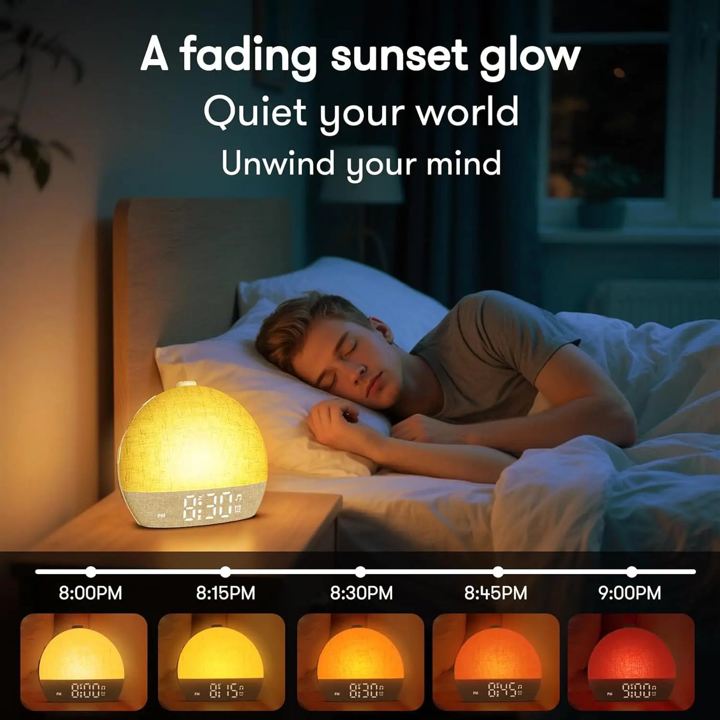 Sunrise Wake-Up Light & Sound Machine