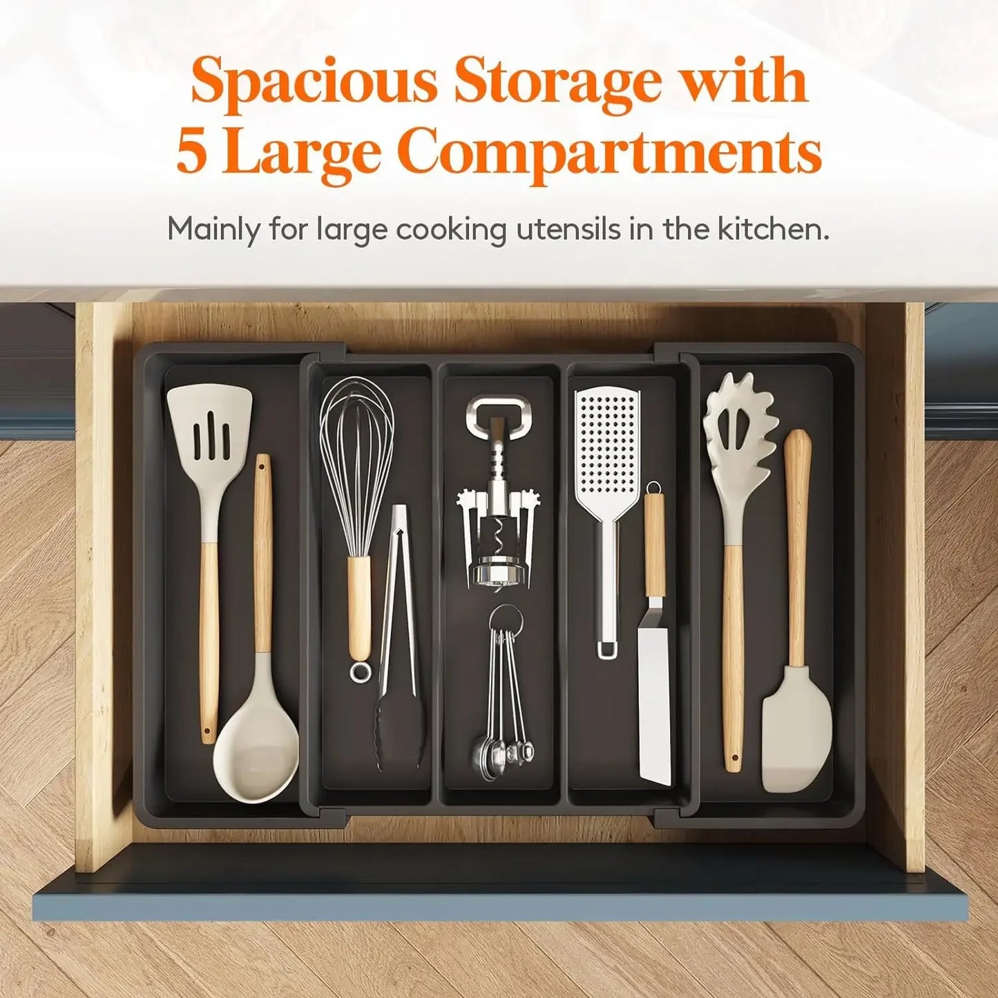 Expandable Silverware Drawer Organizer