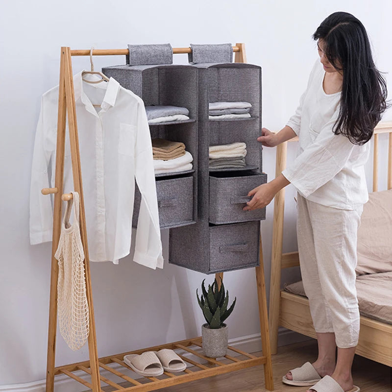 Hanging Closet Organizer with Drawers