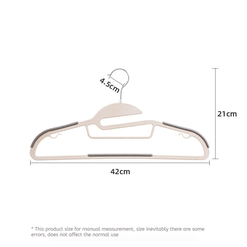 10-Pack Non-Slip Space-Saving Clothes Hangers