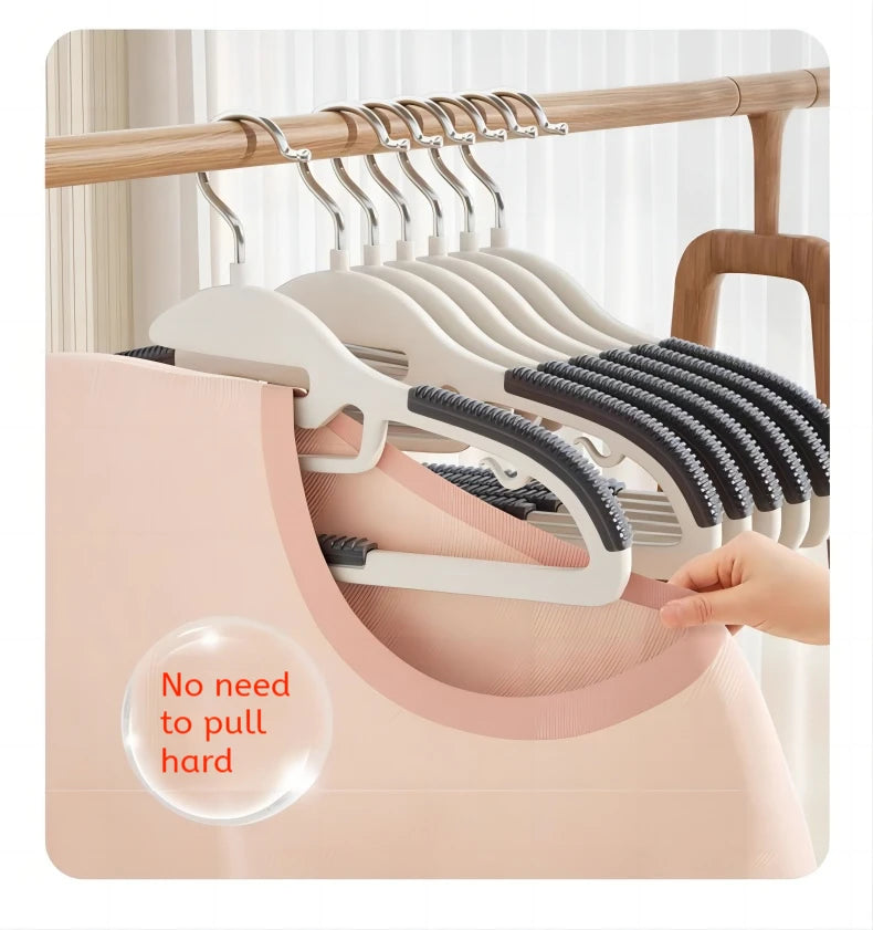 10-Pack Non-Slip Space-Saving Clothes Hangers