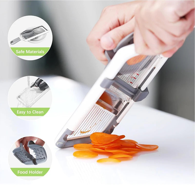 Adjustable Handheld Mandoline Slicer