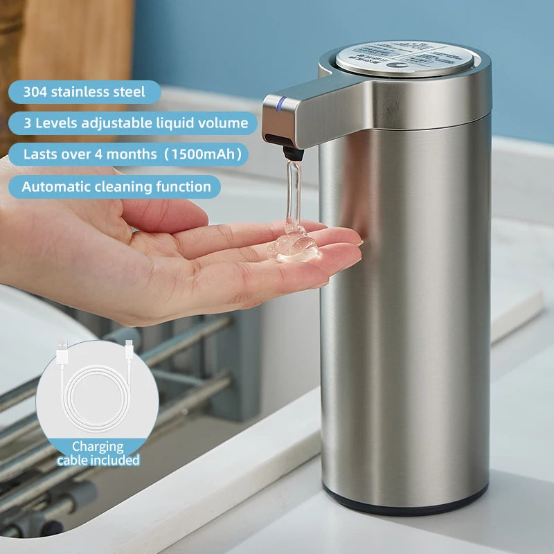 270 mL Stainless Steel Automatic Soap Dispenser