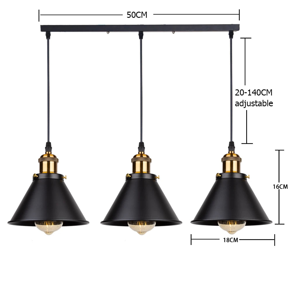 Retro Metal Pendant Light Collection