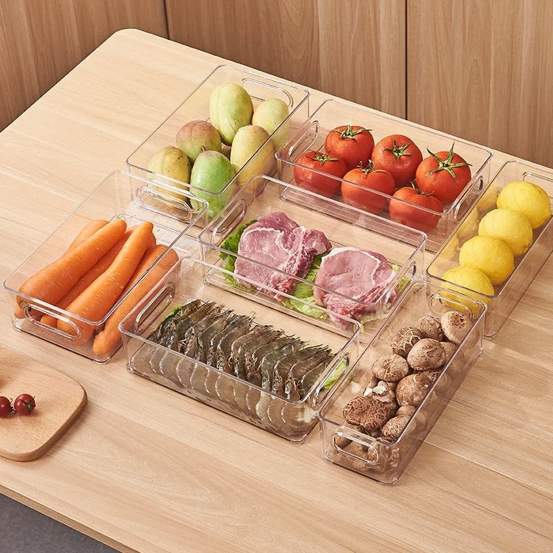 Transparent Refrigerator Storage Bin