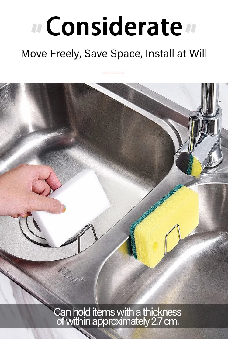 Stainless Steel Sink Sponge Holder