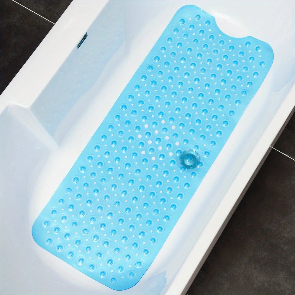 Non-Slip Bathtub Mat with Drain Holes
