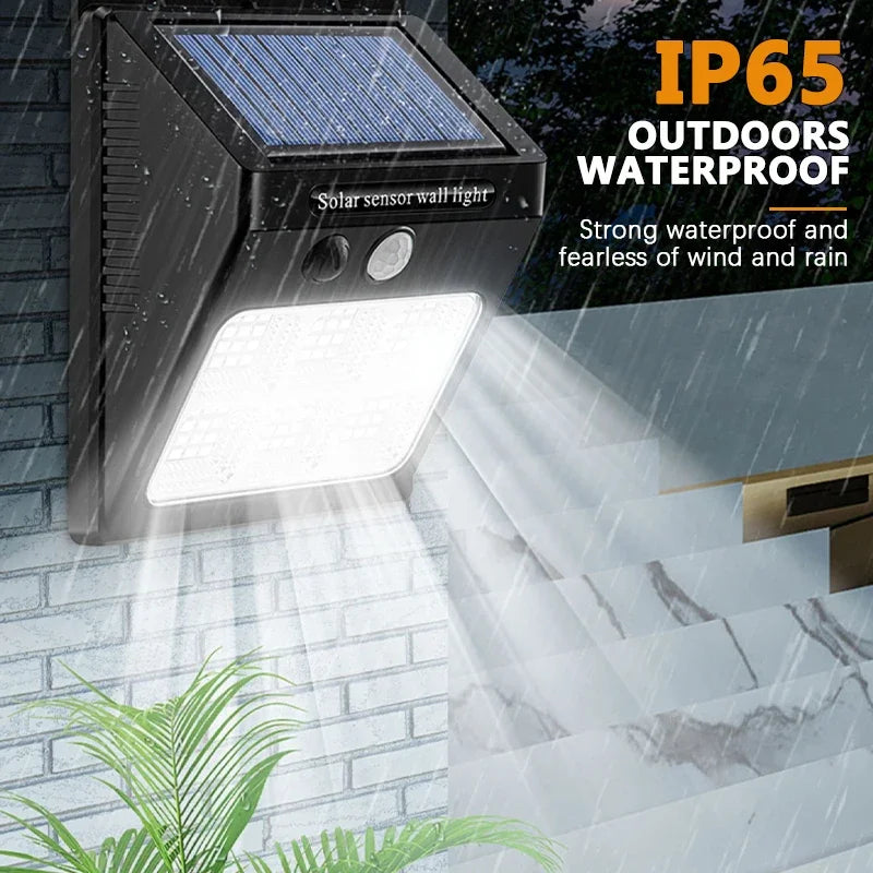 Solar Motion Sensor Wall Light