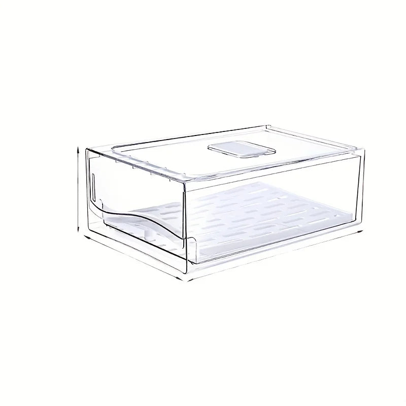Pull-Out Refrigerator Drawer Storage Box