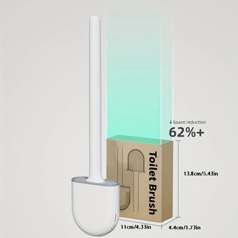 Long-Handle Wall-Mounted Toilet Brush