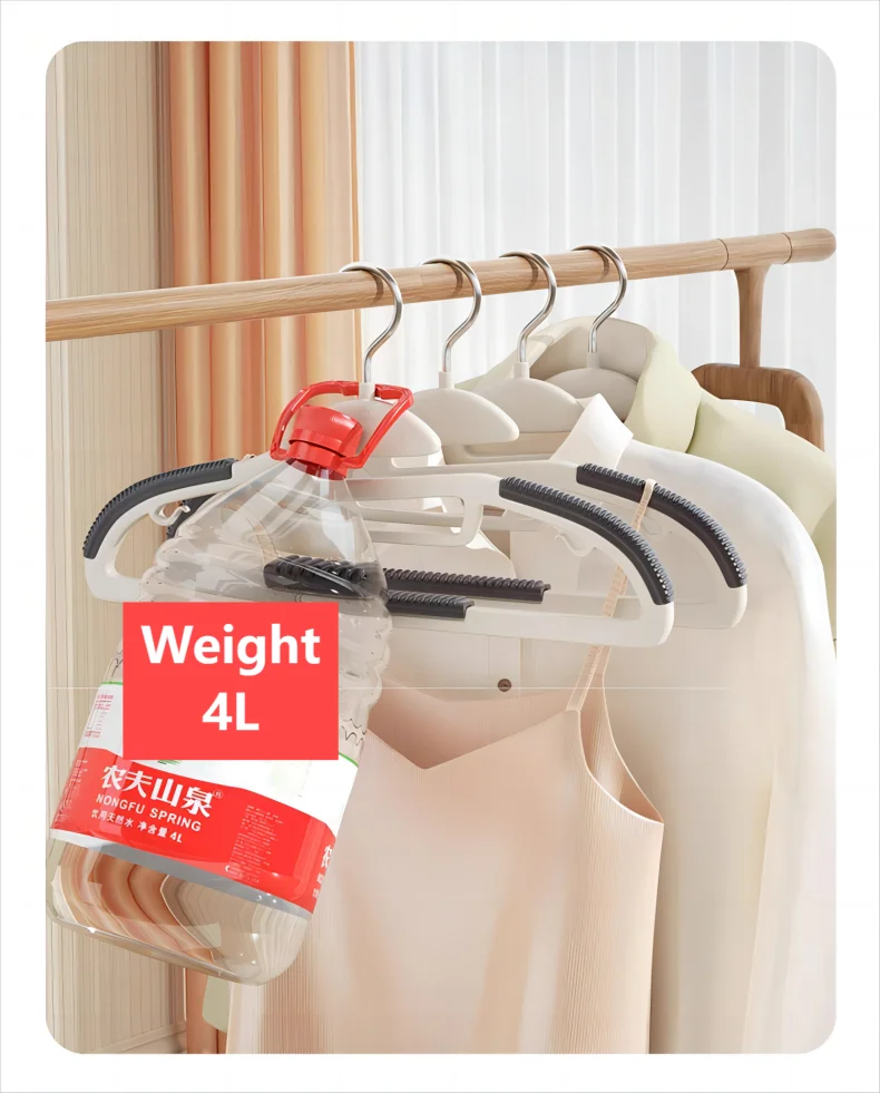 10-Pack Non-Slip Space-Saving Clothes Hangers