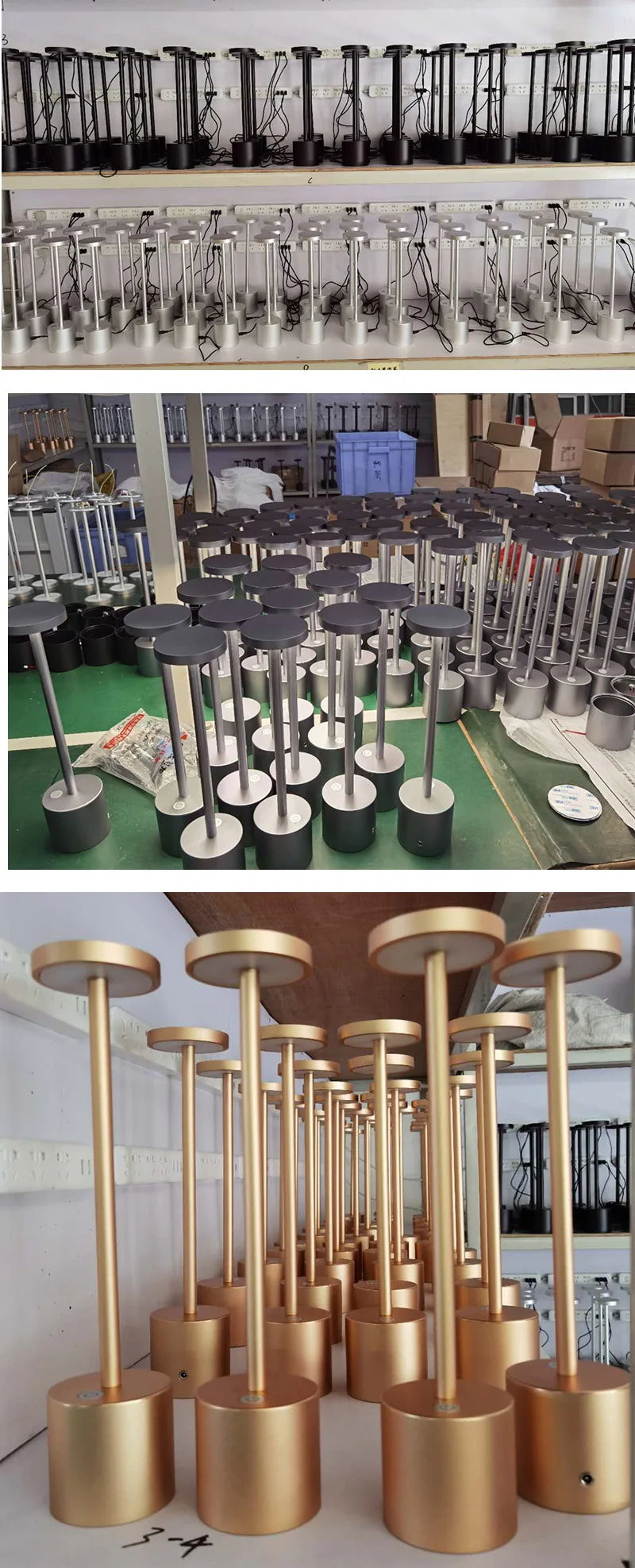 Cordless Rechargeable Touch Table Lamp