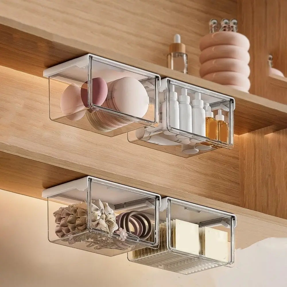 Self-Adhesive Under-Shelf Drawer Organizer