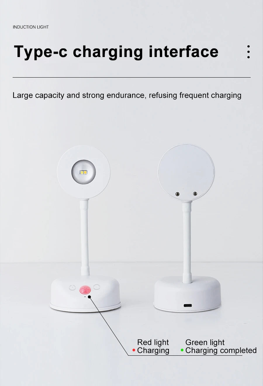 Rechargeable Motion Sensor Wall Spotlight