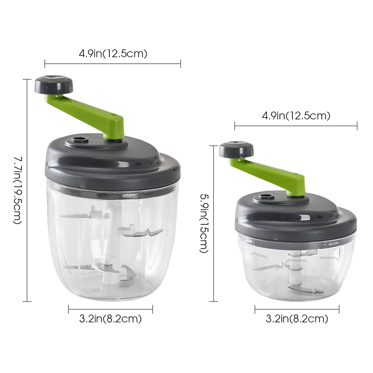 Hand-Crank Vegetable & Food Chopper