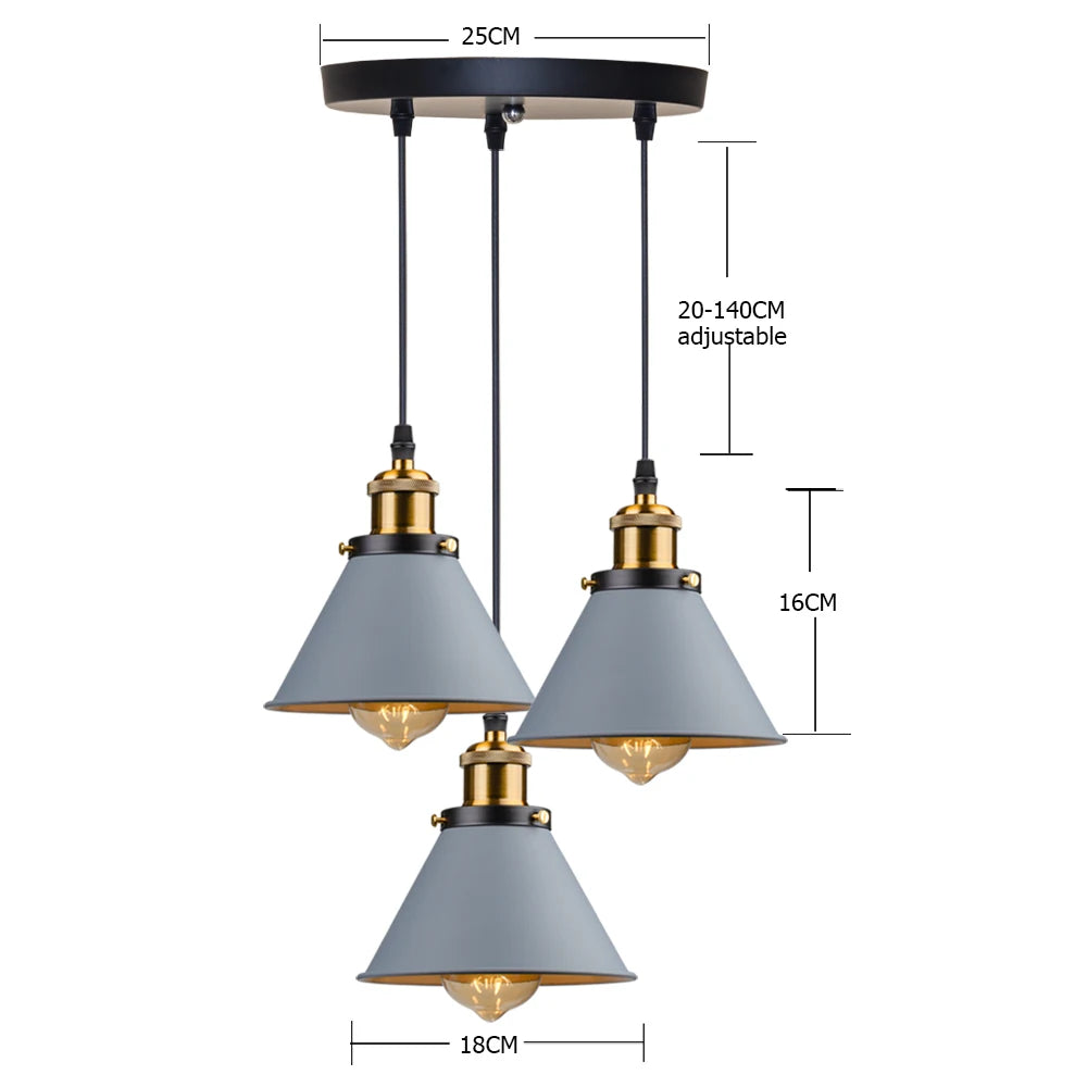 Retro Metal Pendant Light Collection
