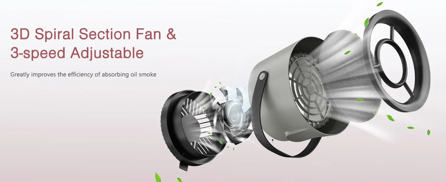Portable Desktop Range Hood