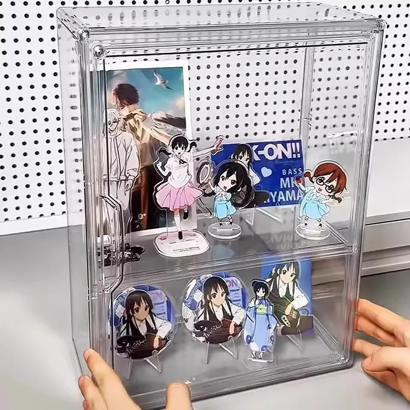 Clear Display Case with Removable Shelves
