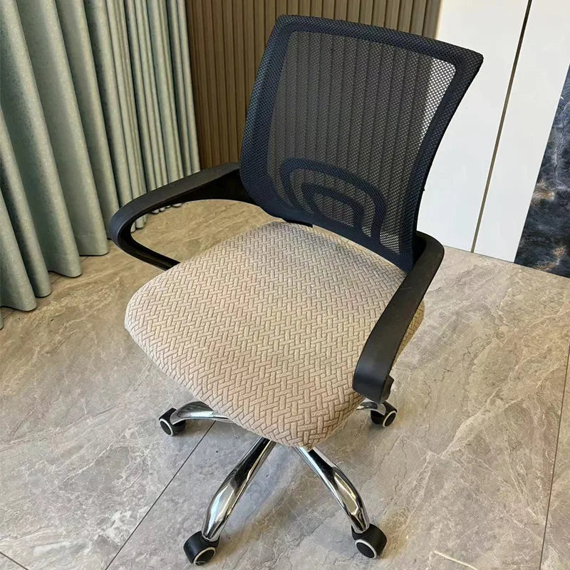 Stretch-Fit Office Chair Seat Cover
