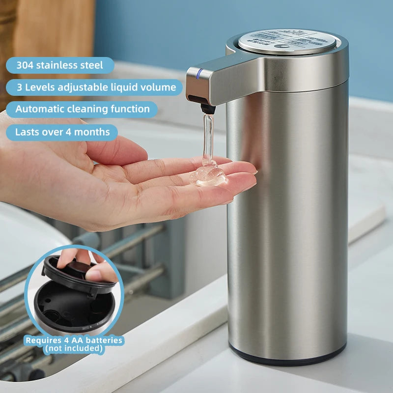 270 mL Stainless Steel Automatic Soap Dispenser