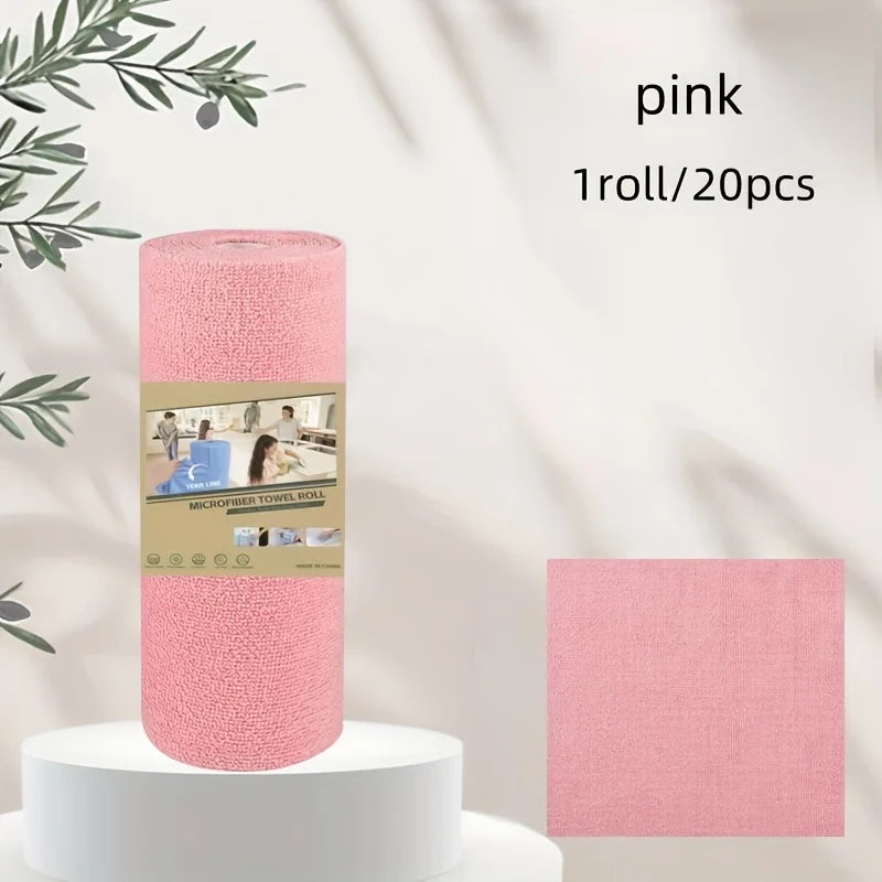 Reusable Tear-Off Cleaning Cloth Roll