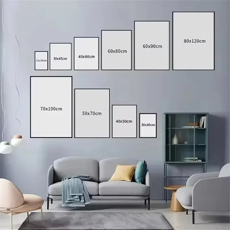 Bauhaus Geometric Canvas Wall Art Collection