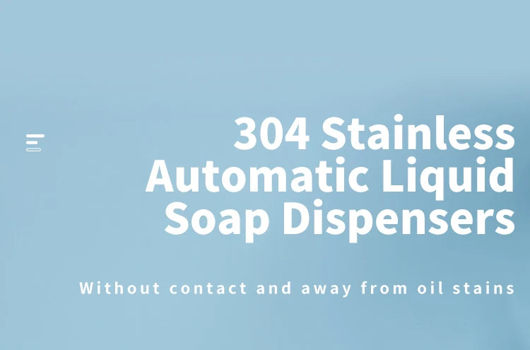 270 mL Stainless Steel Automatic Soap Dispenser